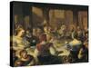 Wedding at Cana-Luca Giordano-Stretched Canvas