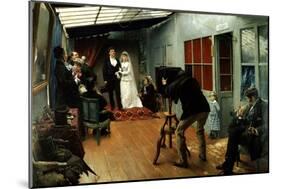 Wedding at the Photographer's, 1878-9-Pascal Adolphe Jean Dagnan-Bouveret-Mounted Giclee Print