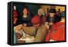 Wedding Banquet - Detail-Pieter Breughel the Elder-Framed Stretched Canvas