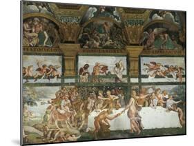 Wedding Banquet-Feast of the Gods-Giulio Romano-Mounted Giclee Print