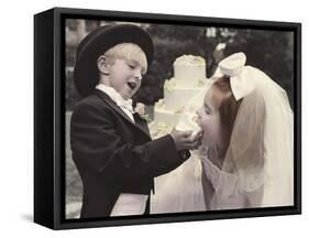 Wedding Bliss-Gail Goodwin-Framed Stretched Canvas