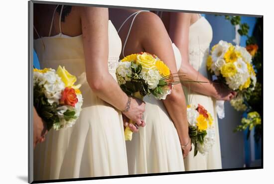 Wedding Bouquet Flower Arrangement-mrorange002-Mounted Photographic Print