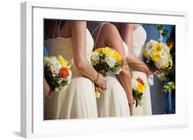 Wedding Bouquet Flower Arrangement-mrorange002-Framed Photographic Print