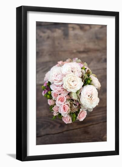Wedding Bouquet of Peonies-Paul Rich Studio-Framed Photographic Print