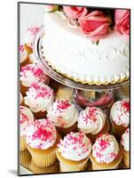 Wedding Cake/Cupcakes-nakactress-Mounted Photographic Print