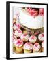 Wedding Cake/Cupcakes-nakactress-Framed Photographic Print