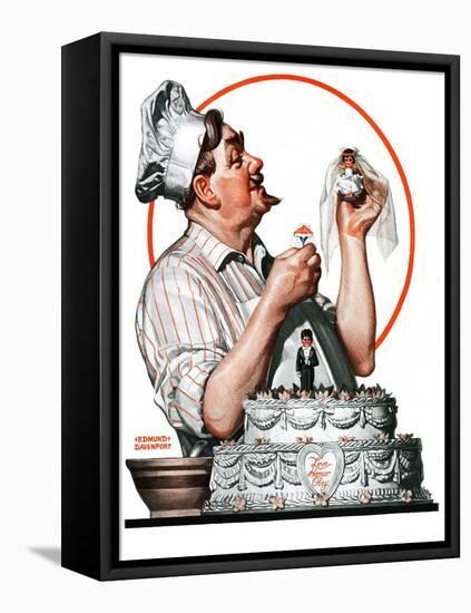 "Wedding Cake,"May 30, 1925-Edmund Davenport-Framed Stretched Canvas