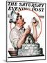 "Wedding Cake," Saturday Evening Post Cover, May 30, 1925-Edmund Davenport-Mounted Giclee Print