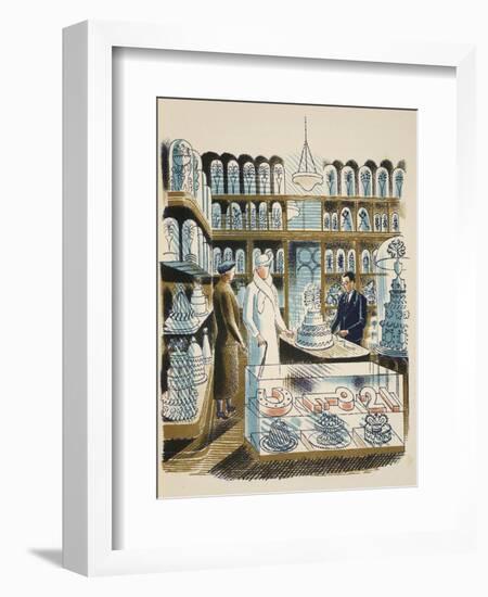 Wedding Cake-Eric Ravilious-Framed Giclee Print