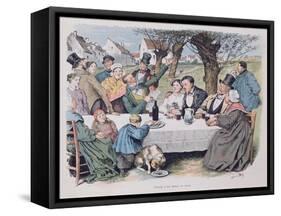 Wedding Celebration, End Nineteenth Century-Henri Pille-Framed Stretched Canvas