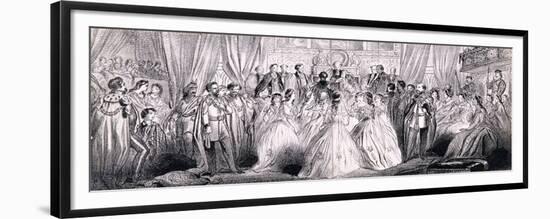 Wedding Ceremony of Prince Edward and Princess Alexandra in St George's Chapel at Windsor Castle-null-Framed Premium Giclee Print