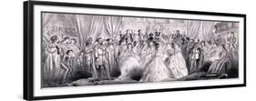 Wedding Ceremony of Prince Edward and Princess Alexandra in St George's Chapel at Windsor Castle-null-Framed Premium Giclee Print
