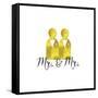 Wedding Couple Mr Mr-Tina Lavoie-Framed Stretched Canvas