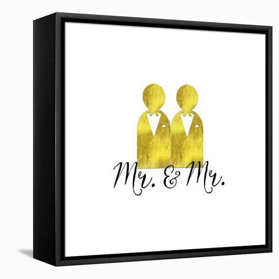 Wedding Couple Mr Mr-Tina Lavoie-Framed Stretched Canvas