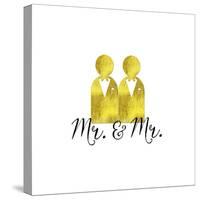 Wedding Couple Mr Mr-Tina Lavoie-Stretched Canvas