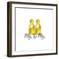 Wedding Couple Mr Mr-Tina Lavoie-Framed Giclee Print