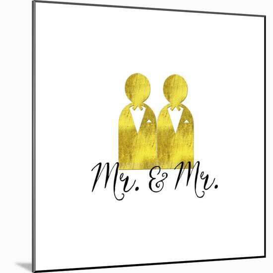 Wedding Couple Mr Mr-Tina Lavoie-Mounted Giclee Print