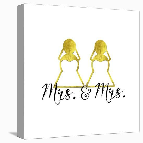 Wedding Couple - Mrs. Mrs.-Tina Lavoie-Stretched Canvas