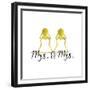 Wedding Couple - Mrs. Mrs.-Tina Lavoie-Framed Giclee Print