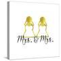 Wedding Couple - Mrs. Mrs.-Tina Lavoie-Stretched Canvas