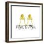 Wedding Couple - Mrs. Mrs.-Tina Lavoie-Framed Giclee Print