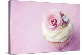 Wedding Cupcake-Ruth Black-Stretched Canvas