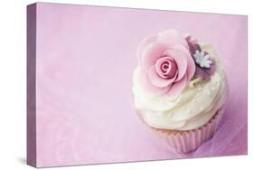 Wedding Cupcake-Ruth Black-Stretched Canvas