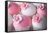 Wedding Cupcakes-Ruth Black-Framed Stretched Canvas