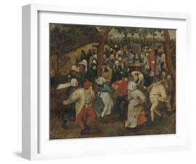 Wedding Dance in the Open Air-Pieter Brueghel the Younger-Framed Premium Giclee Print