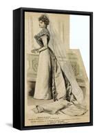 Wedding Dress 1899-null-Framed Stretched Canvas