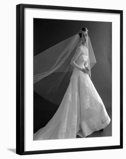 Wedding Dress, 1953-John French-Framed Giclee Print