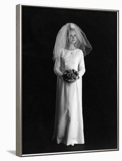 Wedding Dress 1960s-null-Framed Photographic Print