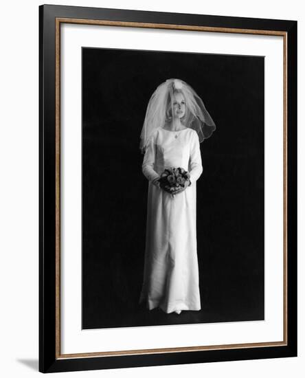 Wedding Dress 1960s-null-Framed Photographic Print