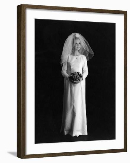 Wedding Dress 1960s-null-Framed Photographic Print