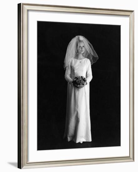 Wedding Dress 1960s-null-Framed Photographic Print