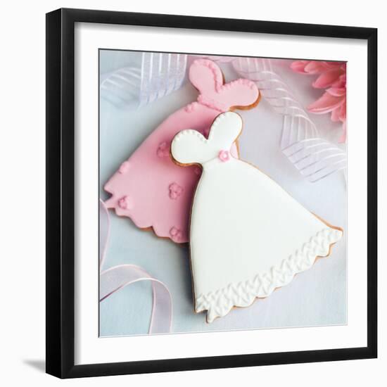 Wedding Dress Cookies-Ruth Black-Framed Photographic Print