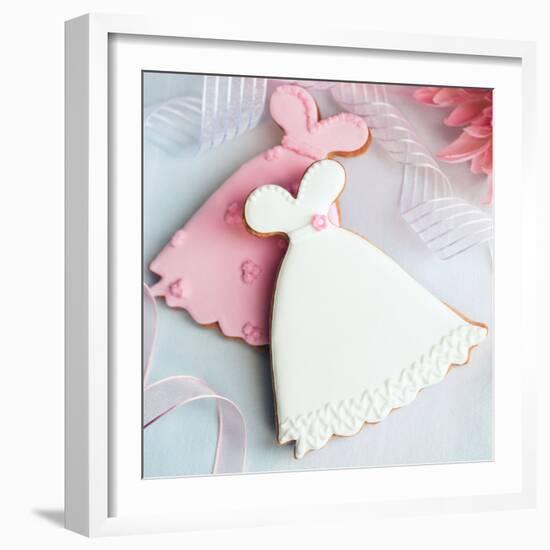 Wedding Dress Cookies-Ruth Black-Framed Photographic Print