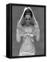 Wedding Dress, Paris, September 1st 1964-John French-Framed Stretched Canvas