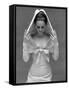 Wedding Dress, Paris, September 1st 1964-John French-Framed Stretched Canvas