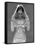 Wedding Dress, Paris, September 1st 1964-John French-Framed Stretched Canvas