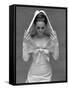 Wedding Dress, Paris, September 1st 1964-John French-Framed Stretched Canvas