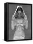 Wedding Dress, Paris, September 1st 1964-John French-Framed Stretched Canvas