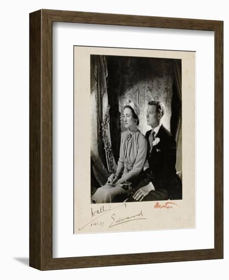 Wedding Duke and Duchess of Windsor-Cecil Beaton-Framed Giclee Print