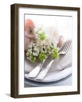 Wedding Elegant Dining Table Setting-manera-Framed Photographic Print