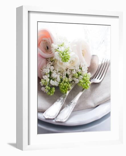 Wedding Elegant Dining Table Setting-manera-Framed Photographic Print