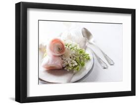 Wedding Elegant Dining Table Setting-manera-Framed Photographic Print