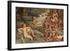 Wedding Feast of Cupid and Psyche, Detail-Giulio Romano-Framed Giclee Print