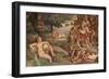 Wedding Feast of Cupid and Psyche, Detail-Giulio Romano-Framed Giclee Print