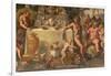 Wedding Feast of Cupid and Psyche, Detail-Giulio Romano-Framed Giclee Print