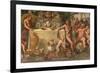 Wedding Feast of Cupid and Psyche, Detail-Giulio Romano-Framed Giclee Print